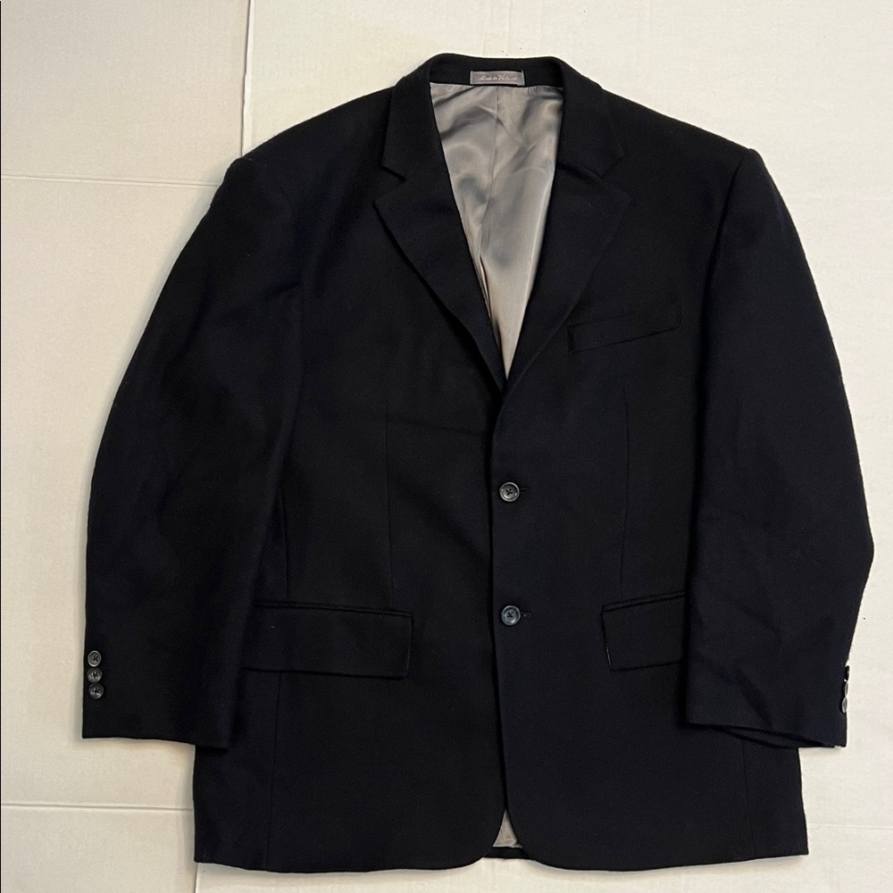 Vintage Men’s Oscar De La Renta black blazer size 42S 100% Wool